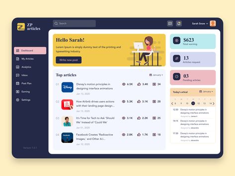 Dashboard Ui Design Web Application, Dashboard Web Design, Blog Dashboard, Admin Panel Ui, Web Application Ui, Dashboard Ui Design, Application Ui Design, Blogging Website, Ui Design Mobile