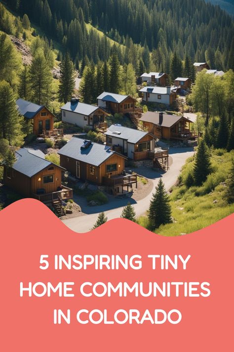 5 inspiring tiny home communities in Colorado nestled in a lush forest. Tiny House Compound Layout, Small Home Community, Tiny Home Community Ideas, Tiny Home Communities, Tiny Home Community Layout, Tiny House Community Layout, Small House Communities, Tiny Community, House Compound