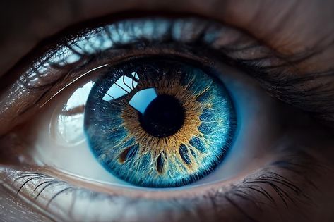 L'oeil De L'homme L'oeil Bleu D'une Jeun... | Premium Photo #Freepik #photo #regard #regard-femme #femme-couleur #sourcils Eyes Up Close, Iris Eye, Beautiful Eyes Color, Eye Close Up, Human Eyes, Texture Photography, Eye Photography, Human Eye, Aesthetic Eyes