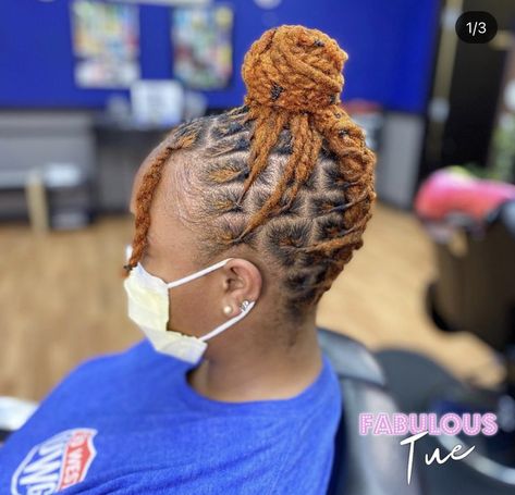 Short Loc Styles For Women Updo Bun, Short Loc Styles For Women, Loc Styles For Women, Loc Updos, Pretty Updos, Loc Ideas, Lock Styles, Short Loc Styles, Bae Style