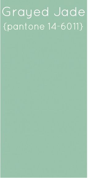 pantone 14-6011 Grayed Jade, Jade, Mint