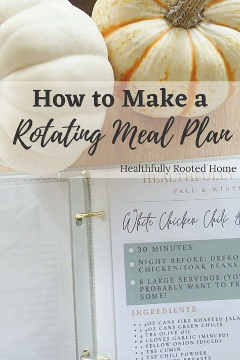 Rotating Meal Plan, Seasonal Meal Planning, Freezer Prep, Frugal Food, Happy Homemaking, Scratch Cooking, How To Soak Beans, Wholesome Meals, Meal Planning Menus