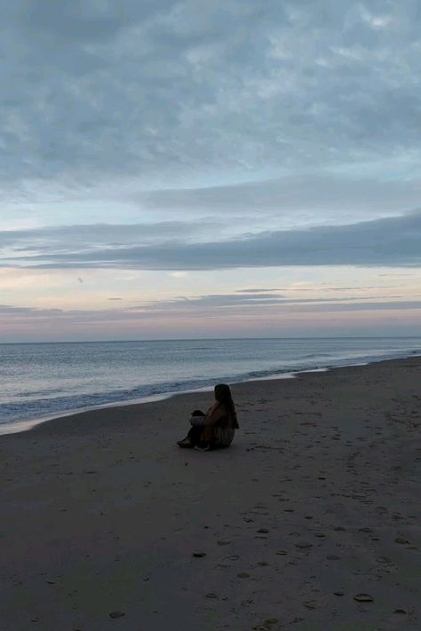 Sitting At The Beach Aesthetic, Sitting By The Ocean, Sitting By The Beach, Sitting At The Beach, Media Coursework, Sitting On Beach, Vacation Alone, Laying On The Beach, Walking On The Beach