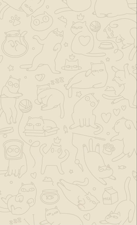 Baground Whatsapp Iphone, Cat Pattern Wallpaper, Cat Phone Wallpaper, Doodle Background, Cocoppa Wallpaper, Whatsapp Wallpaper, Iphone Wallpaper Photos, Of Aesthetic, 背景 シンプル