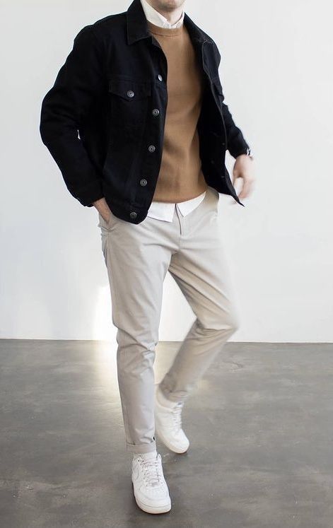 Mens Fashion Oversized Shirt, Overshirt Men Outfit Streetwear, Khaki Pants Outfit Men Fall, Spring Smart Casual Outfits Men, Men’s Clothing Inspiration, 2024 Mens Fashion Trend, Men Business Casual Outfits Work Attire Office Wear, Winter Aesthetic Outfit Men, Male Business Casual Outfits