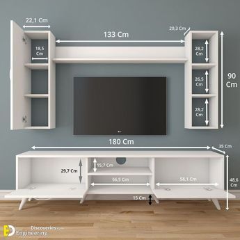 Tv Table Dimensions, Tv Unit Height Dimension, Low Budget Tv Unit Design, New Tv Unit Design, Simple Tv Unit Design For Bedroom, Sofa Frame Construction, Shelf Designs For Hall, Latest Cupboard Designs, Tv Stand Modern Design