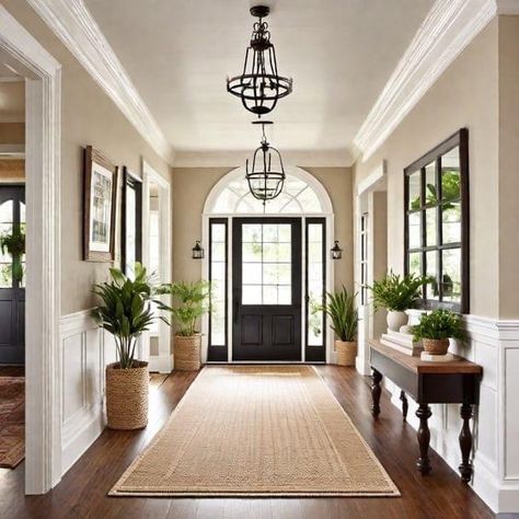 Old Traditional House Interior, Home Interior Design Traditional, Stunning Homes Interiors, House Design Classic Modern, Modern And Classic House, Colonial House Decor Interior, Classic Elegant Interior Design, Traditional House Style Interior, Classic Modern Home Decor