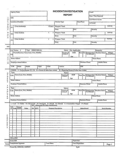 Police Report Template, Report Writing Template, Police File, Incident Report Form, Bingo Template, Report Card Template, Incident Report, Microsoft Office Word, Office Word