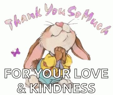 Thank You So Much Grateful GIF - ThankYouSoMuch Grateful Thankful - Discover & Share GIFs Thank You Images Funny, Thank You Quotes For Birthday, Thanks Gif, Thank You Gifs, Thank You Messages Gratitude, Birthday Wishes Gif, Somebunny Loves You, Thank You Pictures, Thank You Images