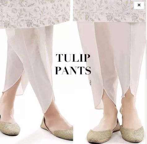 Tulip Shalwar Dhoti Shalwar Tulip Pant  Solid by KaamdaniCouture Dhoti Shalwar, Tulip Shalwar, Trouser Pants Pattern, Plazo Pants, Women Trousers Design, Tulip Pants, Salwar Pants, Womens Pants Design, Pakistani Dresses Casual