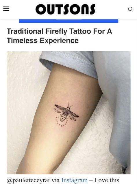 Tiny Firefly Tattoo, Firefly Tattoo Simple, Dainty Firefly Tattoo, Tattoo Firefly, Firefly Tattoo In Jar, General Tattoo, Fly Tattoo, Firefly Tattoo, Tattoo Catalog