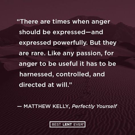 Control Temper, Temper Quotes, Matthew Kelly, Faith Formation, Watch Video, Christian Quotes, The Truth, Anger, Inspirational Quotes