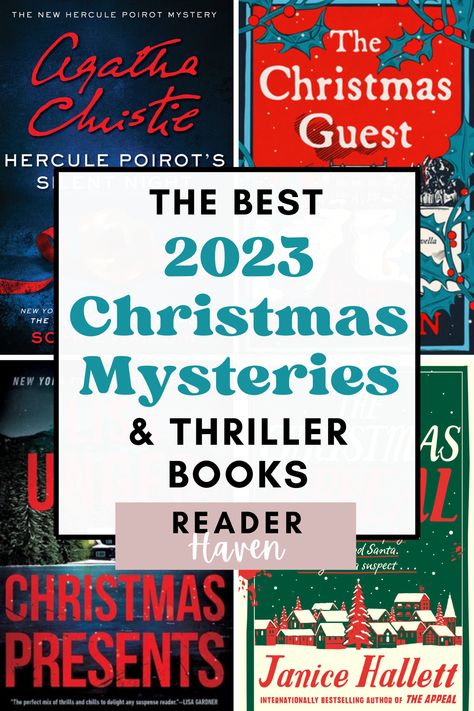 Book Club Books For Christmas, 2024 Christmas Books, Christmas Cozy Mysteries, Books To Read At Christmas, Holiday Books For Adults, Christmas Thriller Books, Christmas Fiction Books, Best Christmas Books For Women, Christmas Books To Read