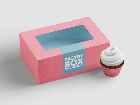 Pastry Packaging, Beach Wall Collage, Cake Packaging, Sweet Box, Box Mockup, Graphic Design Tips, Pastry Cake, Cup Cakes, Sweet Cakes