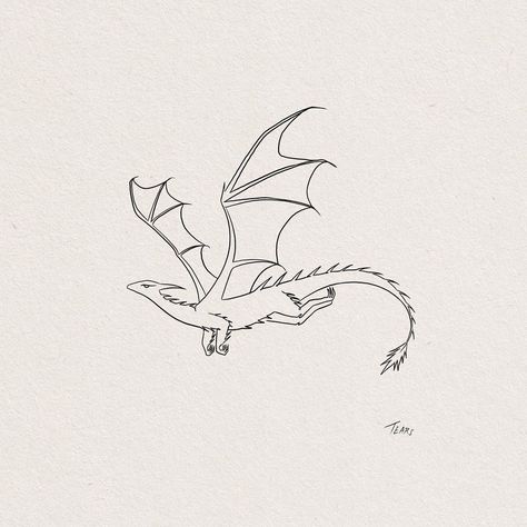 Dragon Outline Tattoo Simple, Dragon Simple Tattoo, Dragon Small Tattoo, Dragon Minimalist Tattoo, Small Dragon Drawing, Simple Dragon Tattoos, Simple Anime Tattoo Designs, Dragon Outline Tattoo, Minimalist Dragon Tattoo