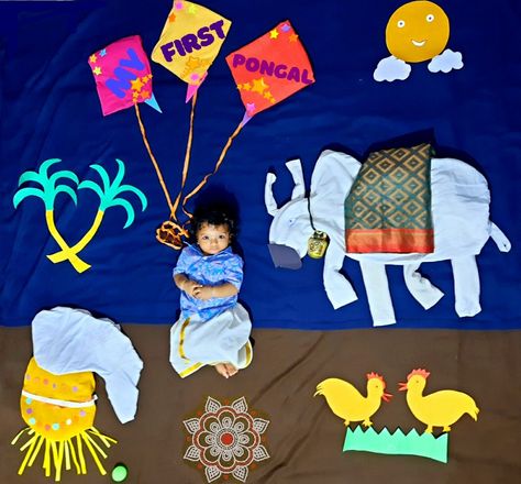 Pongal Shoot Ideas, Sankranti Photoshoot For Babies, Sankranti Theme Baby Photoshoot, Pongal Theme Baby Photoshoot, Pongal Baby Photoshoot Ideas, Sankranti Baby Photoshoot Ideas, Makarsankranti Baby Photoshoot, Sankranthi Theme Baby Photoshoot, Pongal Photoshoot