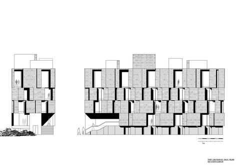 Architectural Drawings, Architectural Drawings. Image from Trinity Long Room Hub by McCullough Mulvin Architects in Dublin, Ireland. Residential Architecture Facades, Research Building, Architecture Design Presentation, Hotel Facade, Long Room, Landscape Architecture Drawing, Facade Architecture Design, Trinity College, Architecture Poster