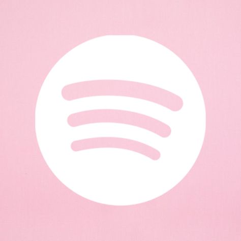 Pink Spotify, Spotify App Icon, Spotify Logo, Spotify Icon, Spotify Aesthetic, Girl Power Playlist, Therapy Playlist, Spotify App, Pink Iphone