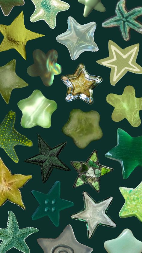 #stars #green Green Star Header, Green Iphone Wallpaper Hd, Green Star Background, Green Star Aesthetic, Green Stars Wallpaper, Green Shuffle, Green Aesthetic Homescreen, Blue Shuffle, 3d Wallpaper For Pc