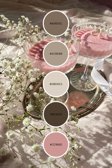 Use this color palette/color combo for inspiration on your next project! #colorpalette #color #femininity #girly #colorcombos #fancy Princess Core Color Palette, Romantic Academia Palette, Color Palette Royale High, Earthy Feminine Colour Palette, Coquette Pallete, Aphrodite Color Palette, Royale High Color Palette, Fancy Color Palette, Princess Color Palette