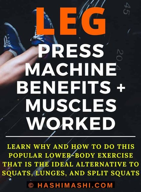 Leg Press Benefits - Learn why and how to do this popular lower body exercise that is the ideal alternative to squats and lunges.

leg press benefits | benefits of leg press | leg press machine benefits | benefits of the leg press machine | vertical leg press benefits | seated leg press benefits Leg Press Benefits, Squats Benefits, Squats Muscles Worked, Seated Leg Press, Split Squats, Leg Press Machine, Squats And Lunges, Muscular Endurance, Body Exercise