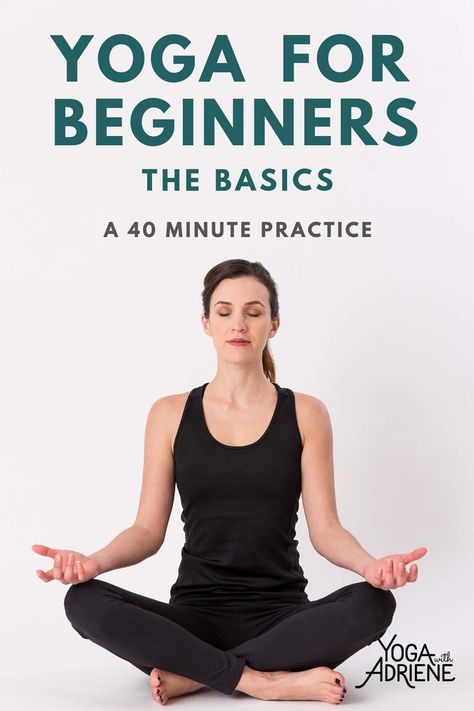 Join Adriene Mishler, international yoga teacher and host of Yoga With Adriene, on a 45 minute slow and mindful back to basics class. This practice is perfect for beginners but also nice for those looking to up their practice or workout game by connecting or reconnecting to action and alignment. Get the most out of your time on your mat by connecting with your energy and awareness. #yoga #yogaposes #yogaforbeginners #yogaroutines #yogaquote #yogafitness #yogaposesforbeginne Buti Yoga, Yoga With Adriene, Beginner Yoga Workout, Pilates Training, Makijaż Smokey Eye, Pose Yoga, Restorative Yoga, Free Yoga, Daily Yoga