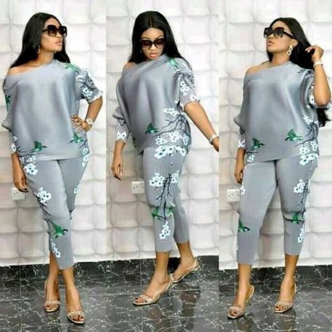 Trouser And Top For Ladies, Trouser And Top, Africa Clothes, Top For Ladies, Dashiki Fashion, 2piece Outfits, Union Bank, Anglican Church, African Print Dress Designs