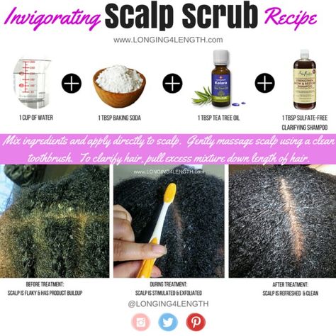 Exfoliate Scalp, Hair Growth Shampoo, Scalp Scrub, Hair Regimen, Pelo Afro, Healthy Hair Tips, Black Hair Care, For Hair Growth, Hair Remedies