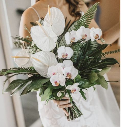 Jungle Wedding Theme, Anthurium Bouquet, Hibiscus Bouquet, Hibiscus Wedding, Tropical Bridal Bouquet, Tropical Wedding Bouquets, Tropical Bouquet, Tropical Wedding Theme, Orchid Centerpieces