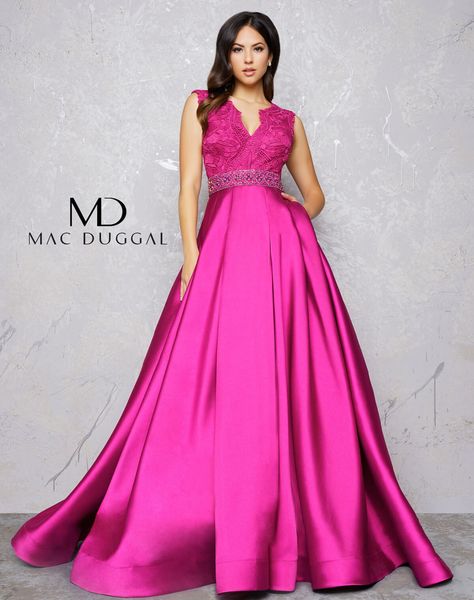 White Stripes Wedding, Pageant Hair, Pink Gown, Amazing Dresses, Mac Duggal Dresses, Dresses Style, Pink Gowns, Pageant Gowns, Pink Prom Dresses