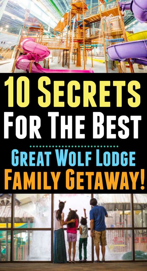 Great Wolf Lodge Gift Basket, Great Wolf Lodge Surprise Ideas, Weekend Family Getaways, Travelling Abroad, Christmas Lodge, Wolf Lodge, Great Wolf Lodge, Wisconsin Dells, Vacation Tips