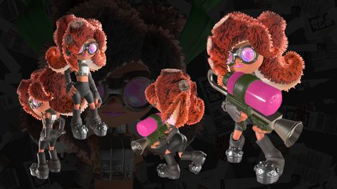 Fuzzy Octoling, Enemy Octoling, Animal Crossing Music, Splatoon 3, Cool Lock, Splatoon, An Eye, Art Reference Photos, Kirby