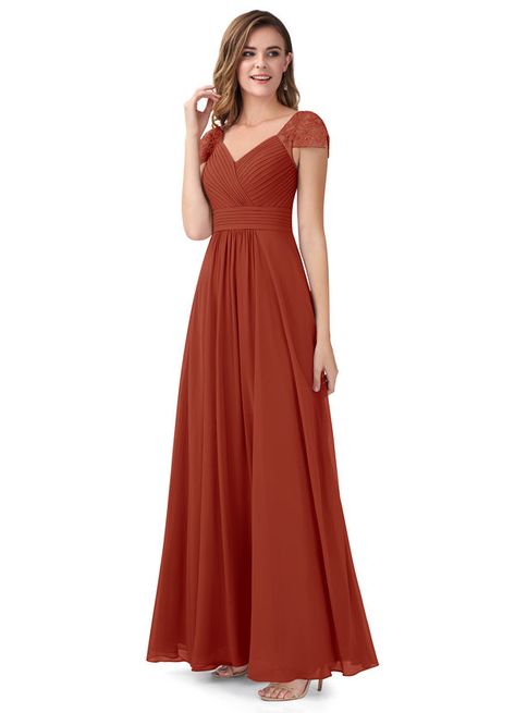 Gown Dress Design, Ink Blue Bridesmaid Dresses, Rust Bridesmaid Dress, Bridesmaid Dresses Azazie, Frock For Women, Long Gown Dress, Azazie Bridesmaid Dresses, Burgundy Bridesmaid Dresses, Long Gown