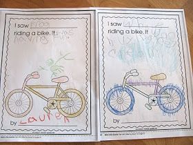 Preschool Journal Prompts, Duck On A Bike, Reading Main Idea, Preschool Journals, Bike Craft, David Shannon, Transportation Unit, Preschool Art Projects, Free Paint