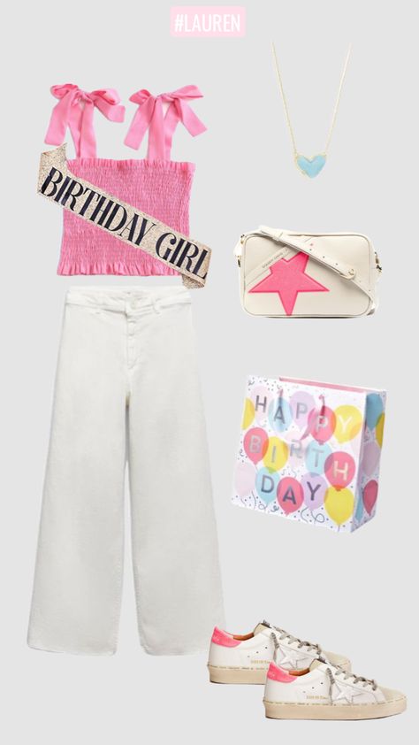 #birthdayparty Preppy Birthday Outfit Ideas, Preppy 12th Birthday, Preppy Birthday Outfit, Preppy Party Outfit, Preppy Birthday, Pink And Gold Birthday Party, Preppy Party, Preppy Clothing, Cute Birthday Ideas