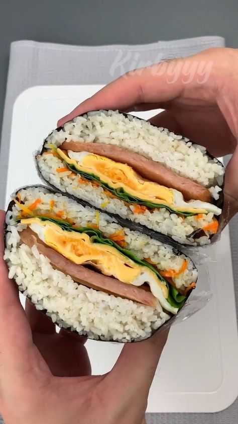 Triangle Kimbap Aesthetic, Folded Kimbap, Food Aesthetics, East Asia, North East, Healthy Foods, Food Ideas, Healthy Recipes, Quick Saves