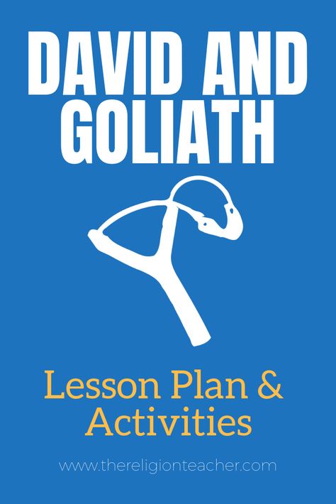 In this lesson plan you will use activities to help your students summarize the story of David and Goliath in the Bible and make connections between the meaning of the story and their lives. David And Goliath Games For Kids, David In The Bible, David And Goliath Activity, David Goliath Craft For Kids, Craft For David And Goliath, David And Goliath Lesson For Kids, David And Goliath Lesson Preschool, David And Goliath Craft Preschool, David And Goliath Activities