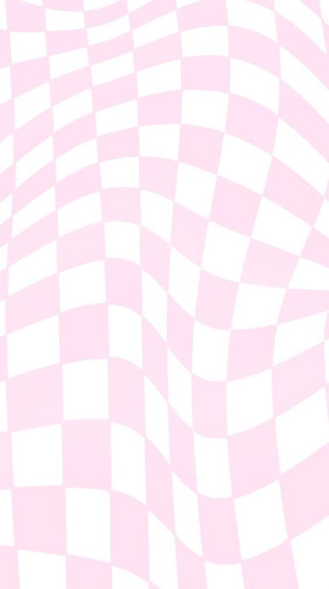 White and pink twisted checkers wallpaper Pastel Wall Decor, Checker Wallpaper, Posters On Wall Bedroom, Danish Pastel Aesthetic, Pastel Poster, Danish Pastel, Soft Wallpaper, Cute Wallpaper, Preppy Wallpaper