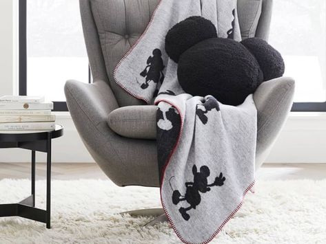 Browse Photos | Apartment Therapy Disney Rug, Sherpa Pillow, Throw Pottery, Mickey Mouse Bedroom, Disney Bedroom, Disney Themed Rooms, Mickey Kitchen, Disney House, Disney Room