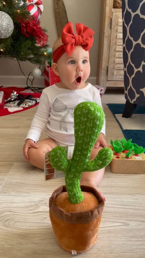 Funny Film - Baby playing toy Baby Talking Video, Baby Talking, Talking Cactus, Cactus Toy, Dancing Cactus, Baby Cactus, Dancing Toys, Talking Toys, Kids Toy Shop