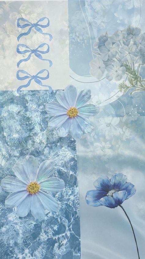 COSMOS ✨️ Flowers with a vintage blue touch💙💦 Blue Cosmos Flowers, Cosmos Flowers Wallpaper, Cosmos Flowers, Blue Aesthetic, Blue Water, Blue Backgrounds, Pretty Wallpapers, Blue Flowers, Cosmos