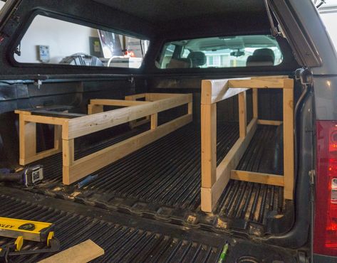 Truck Camper Setup: Building Tips for Your Camper Shell Conversion Truck Camper Conversion, Truck Camping Setup, Truck Camper Shells, Camping Setup, Best Pickup Truck, Truck Toppers, Camper Beds, Truck Bed Storage, Truck Bed Camping