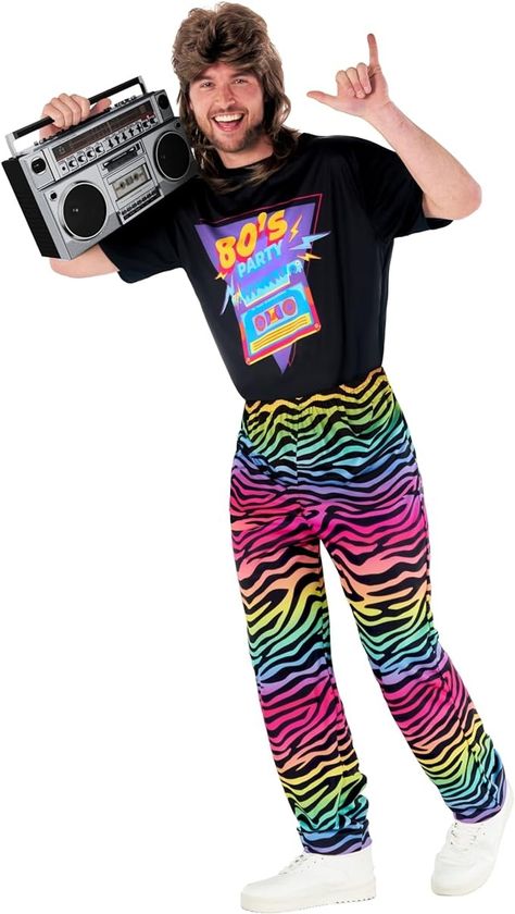 Amazon.com: Morph Cool 80s Costumes For Mens 80s Outfit Men's 80s Costumes Mens 80s Costumes 80s Mens Outfit 80s Mens Costume L : Clothing, Shoes & Jewelry Guys 80s Costume, Mens 80s Outfit, Mens 80s Outfits, Mens 80s Costume, 80s Mens Outfits, 80s Outfits Men, 80s Men Fashion, 80s Costumes, Outfit 80s