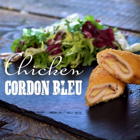 Chicken Cordon Bleu | ham, cheese, chicken meat, Cordon bleu | Chicken Cordon Bleu is a classic dish made with chicken breast, ham, and cheese. #cordonbleu #chickenrecipe | By Home Cooking Adventure Cordon Bleu Chicken, Adventure Videos, Chicken Cordon Bleu Recipe, Cordon Blue, Melting Cheese, Meat Dish, Chicken Ideas, Gorgonzola Cheese, Yummy Chicken