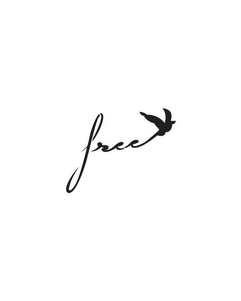 Freedom Small Tattoo, Tatoos Freedom Symbols, Small Freedom Tattoos For Women, Freedom Symbol Tattoo For Women, Freedom Tattoo Ideas For Women, Infinity Tattoo With Birds Flying, Divorce Tattoo, Small Feminine Tattoos, Small Words Tattoo