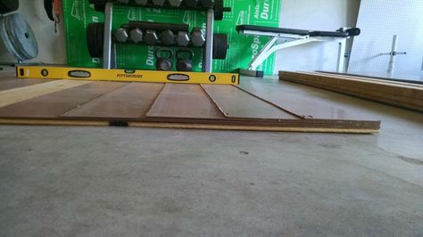 Level Garage floor for Gym! Level Garage Floor, Garage Makeover, Garage Gym, Garage Floor, Play Room, Home Hacks, The Magic, Fitness Motivation, Garage