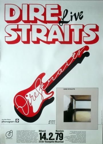 Dire Straits Aesthetic, Strait Music, Rock Poster Art, Country Music Concerts, Vintage Concert Posters, Vintage Music Posters, 80's Music, Tunnel Of Love, Mark Knopfler