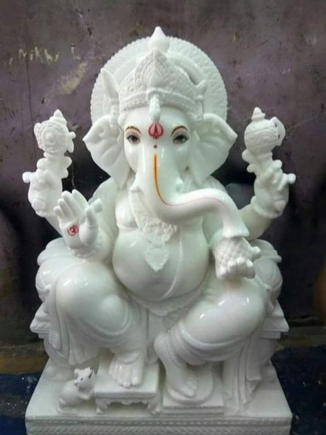 Are you planing to Buy Marble Statues of Pratham Pujniya Lord Ganehsa, "putra of Lord Mahadev and maa parvati"? Place order at 9828854094 9828842505 7014882179 available in various sizes 12, 15, 18, 21, 24, 27, 30, 33, 36, 39, 42, 45, 48, 51, 54, 57, 60, 63, 66" inches according to your requirement. Agrawal Moorti Bhandar is India based Top-Notch Manufacturer, Supplier, Distributor, Exporter of Lord Ganesh Marble Statues and marble Murti. Lord Mahadev, Ganesha Statue, Ganesh Statue, Marble Statues, Lord Ganesha, Ganesha, Garden Sculpture, Lion Sculpture, Marble