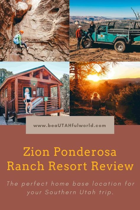 This Zion Ponderosa Ranch Resort Review goes in depth after a three night stay from someone who has visited Zion National Park 10+ times. #zionnationalpark #zion #utah #southernutah #mighty5 hotels near zion national park, where to stay in southern utah Mt Zion National Park, Zion Ponderosa Ranch Resort, Trip To Zion National Park, Zion Utah, Ranch Resort, Zion Canyon, National Park Camping, Utah Adventures, Zion National Park Utah