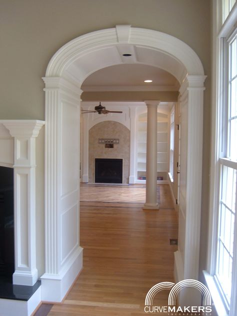 Nice Trim Door Casing Trim, Diy Arches, Wood Arches, Arched Doorways, Arch Molding, Arch Doorway, Wood Arch, Door Casing, Door Molding